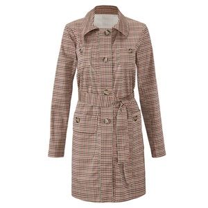 Cabi Houndstooth Sherlock Trench Coat (never worn)